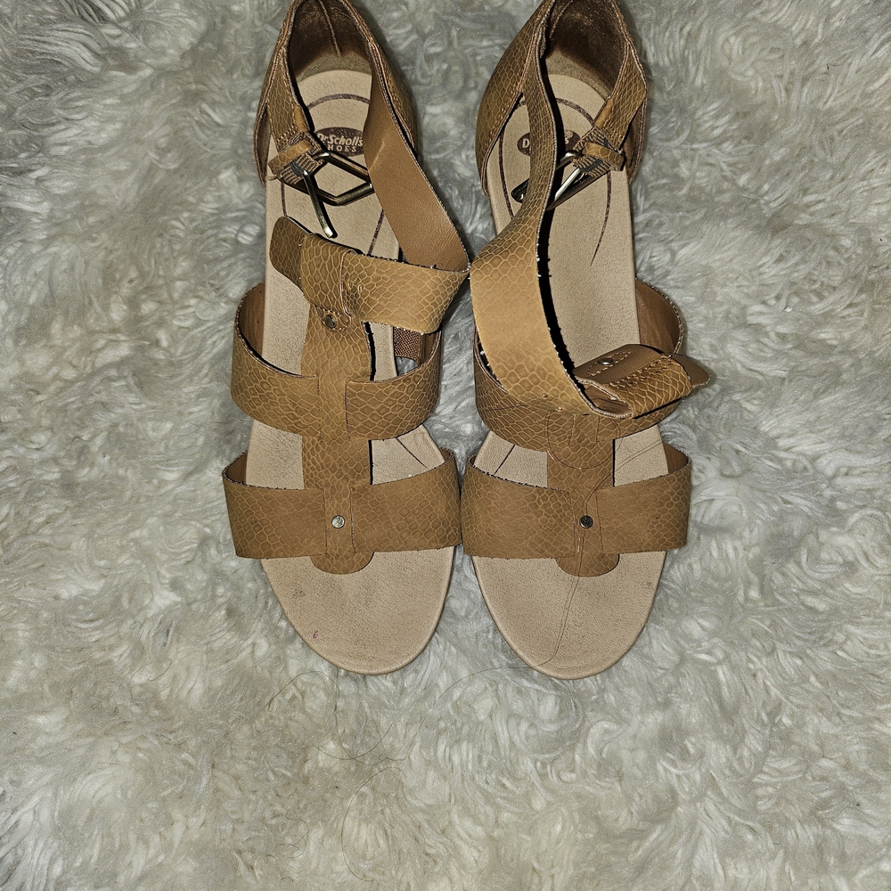 Dr. Scholl's Brown Strappy Sandals
